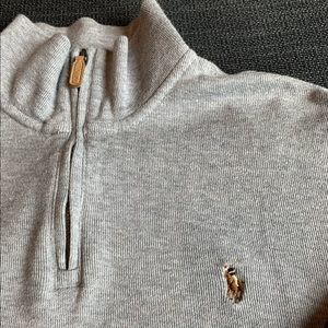 Mens Quarter Zip • Grey